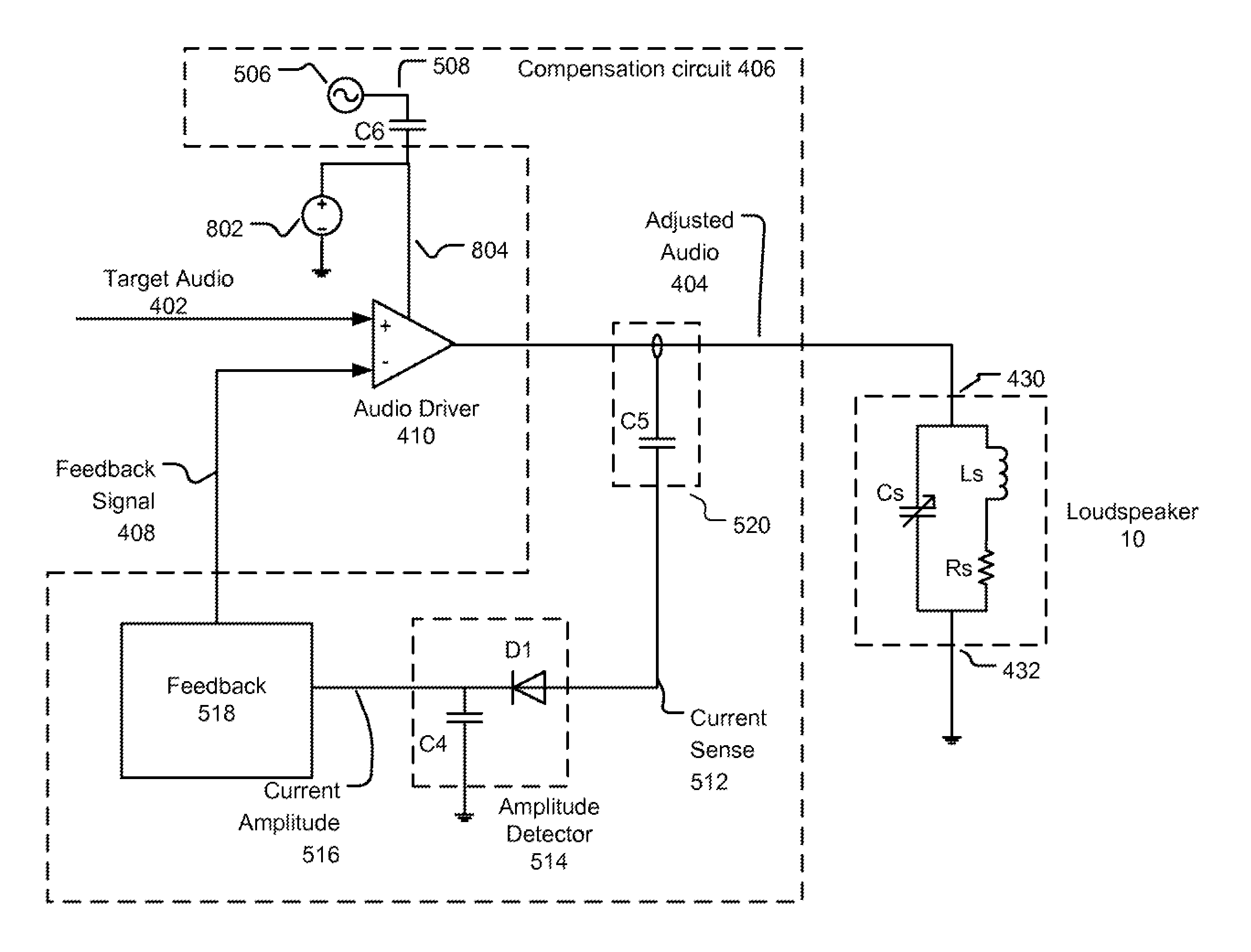 Reducing audio distortion in an audio system