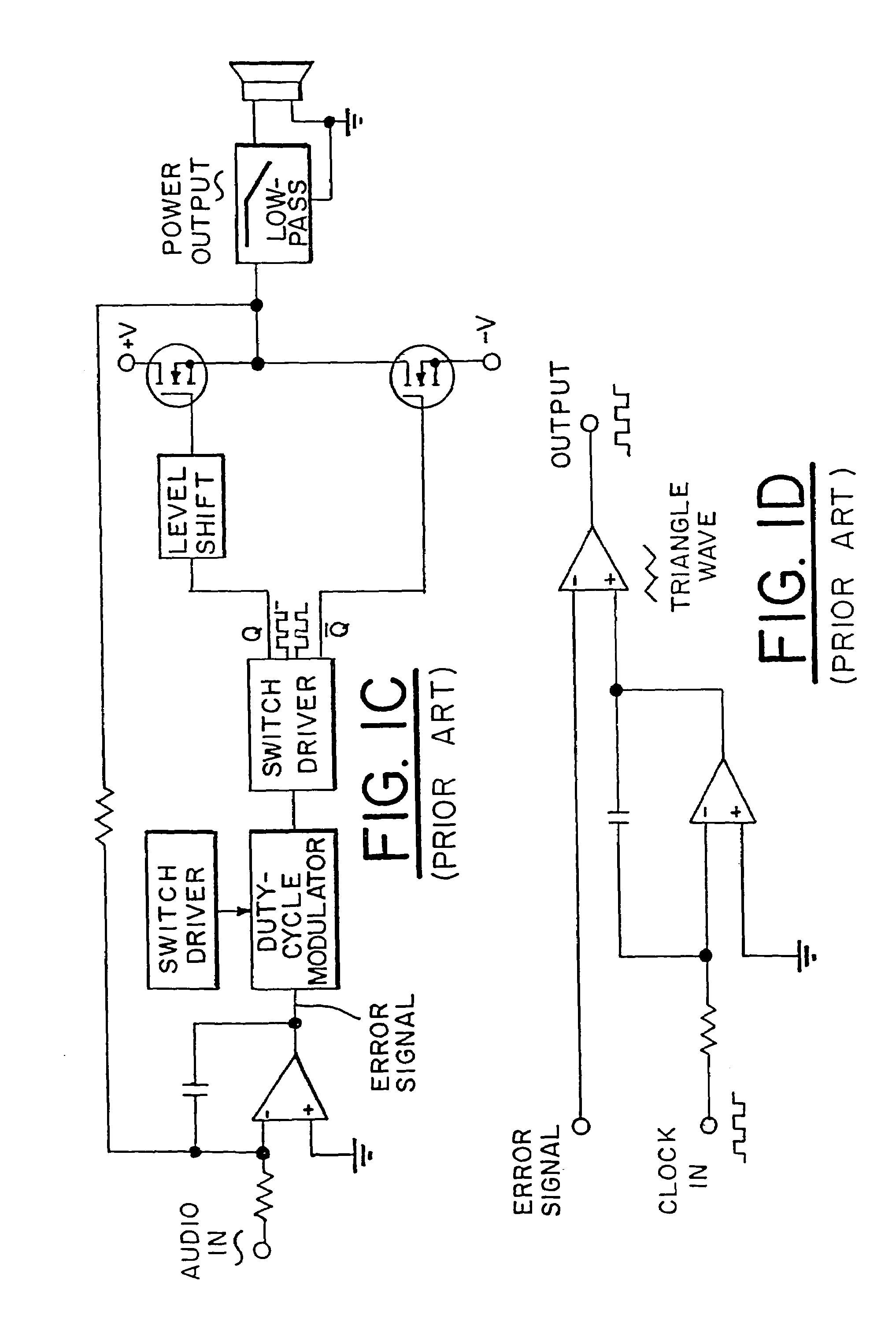 Monolithic class D amplifier