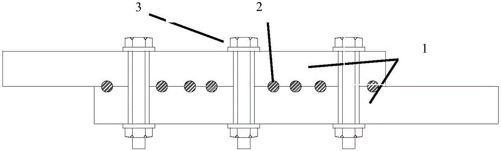 Weathering resistant steel structure and high-strength bolt anti-sliding connecting method based on press-in particles