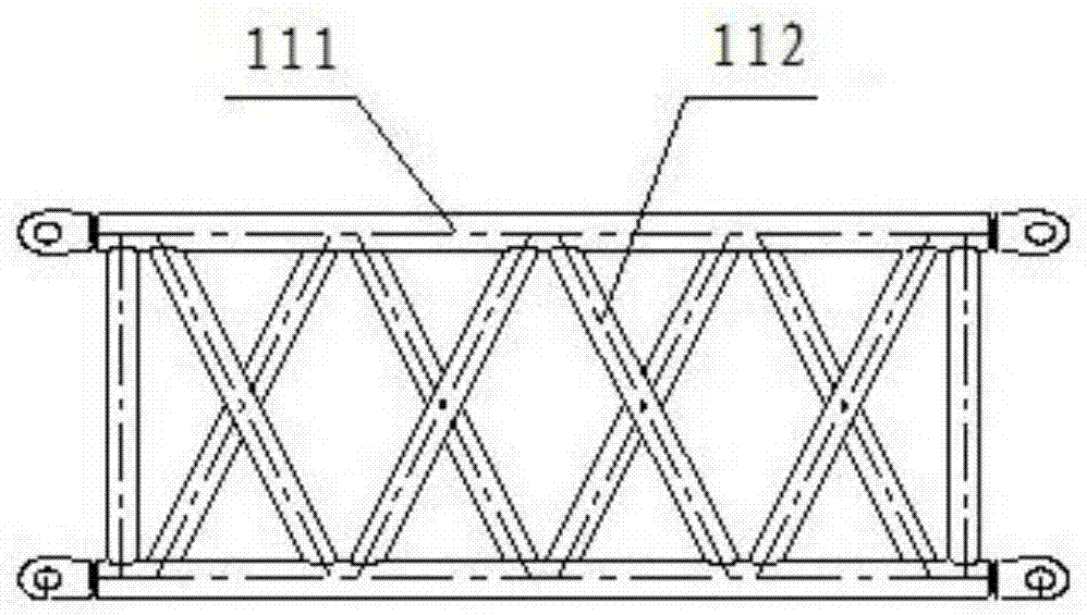 Composite connector and cantilever crane