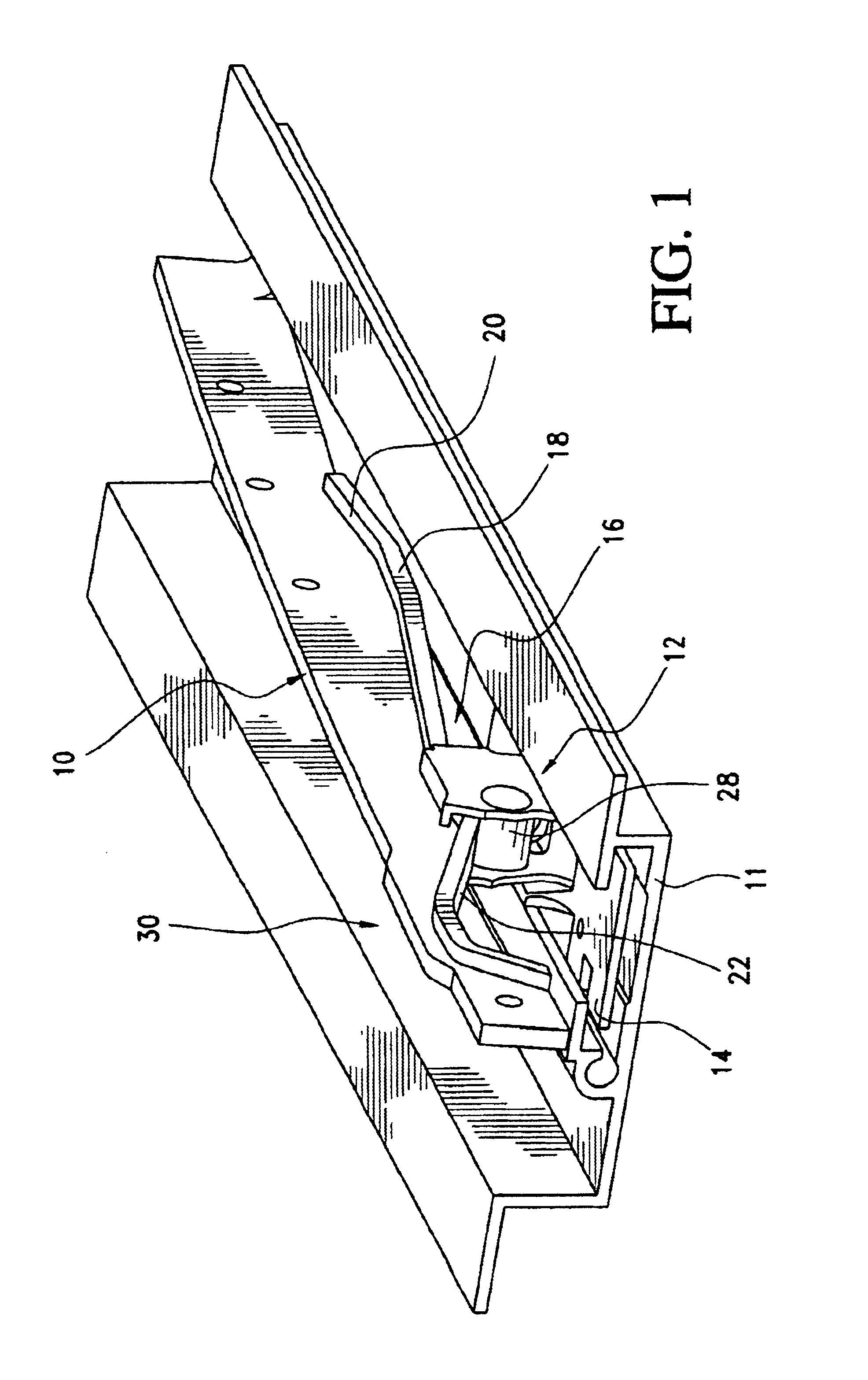 Guide arrangement for a roof element on an opening vehicle roof