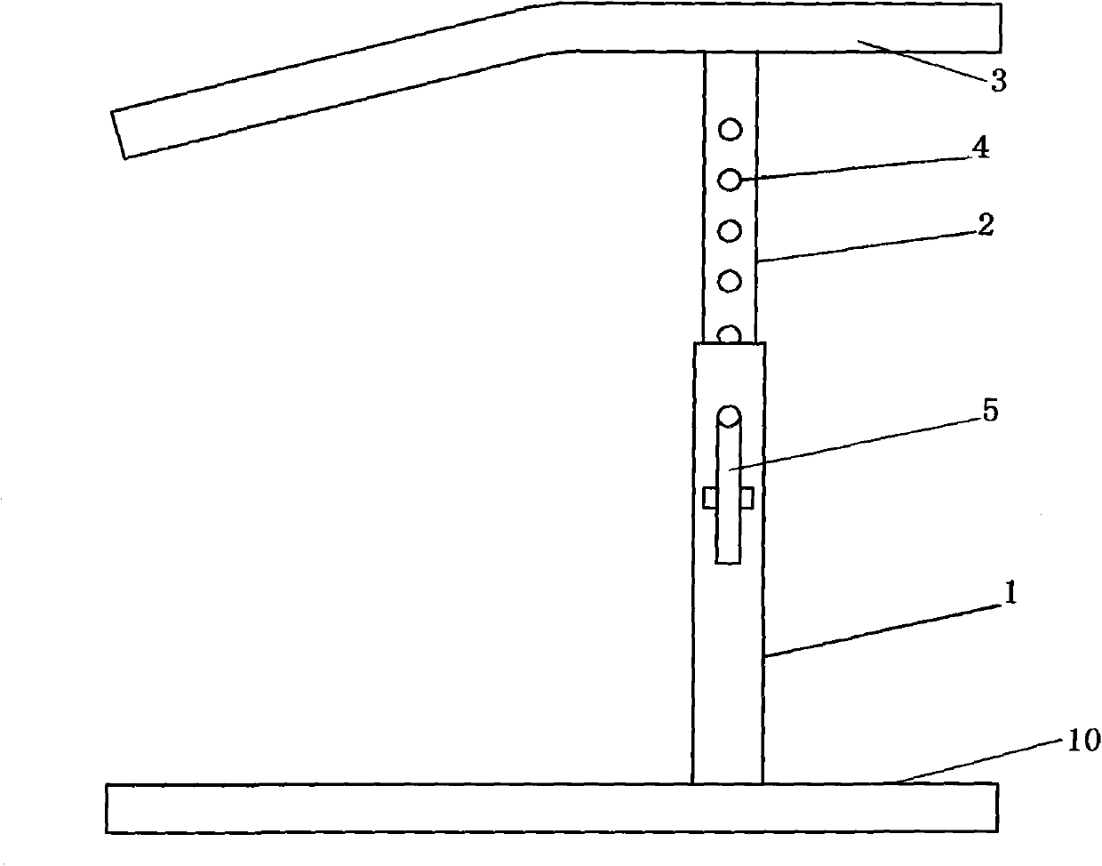 Table-chair lifting device easy for height adjustment