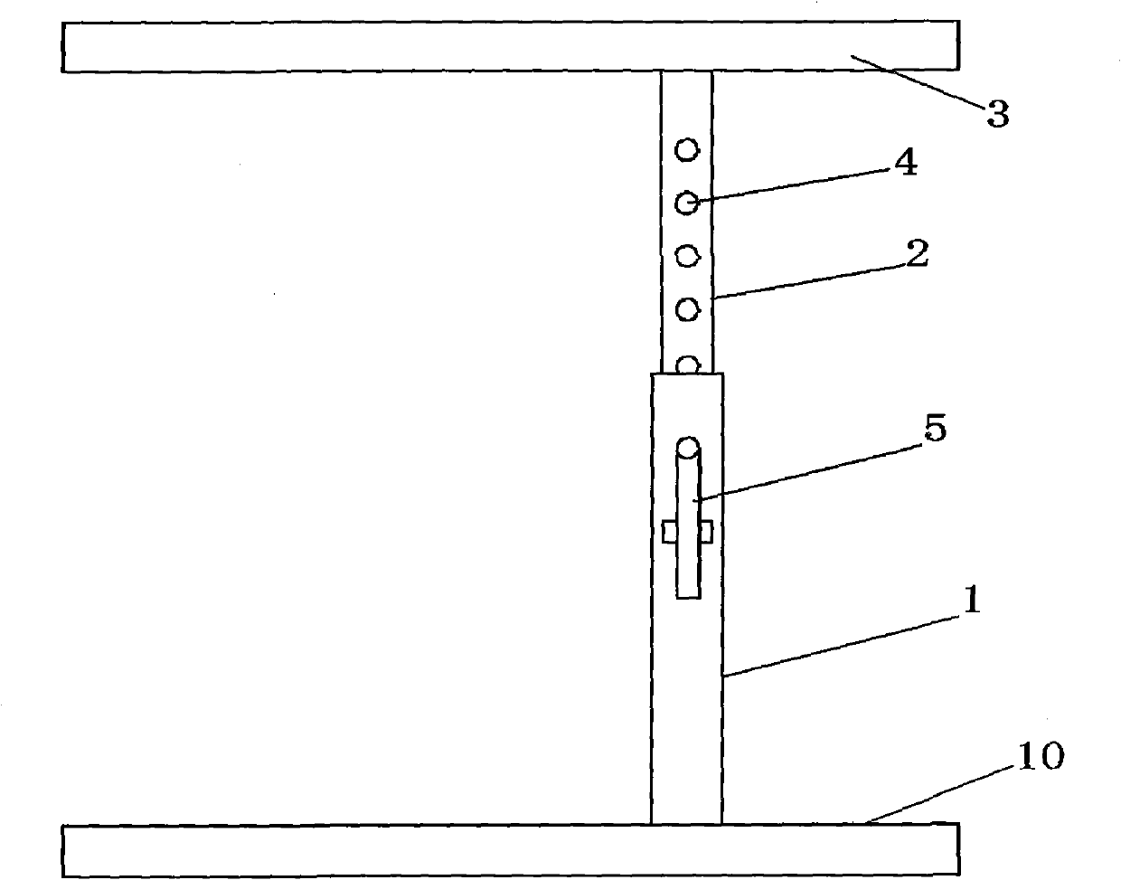 Table-chair lifting device easy for height adjustment