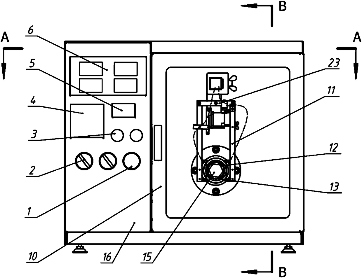 The structure of a wind power conductive slip ring electrical contact wear tester