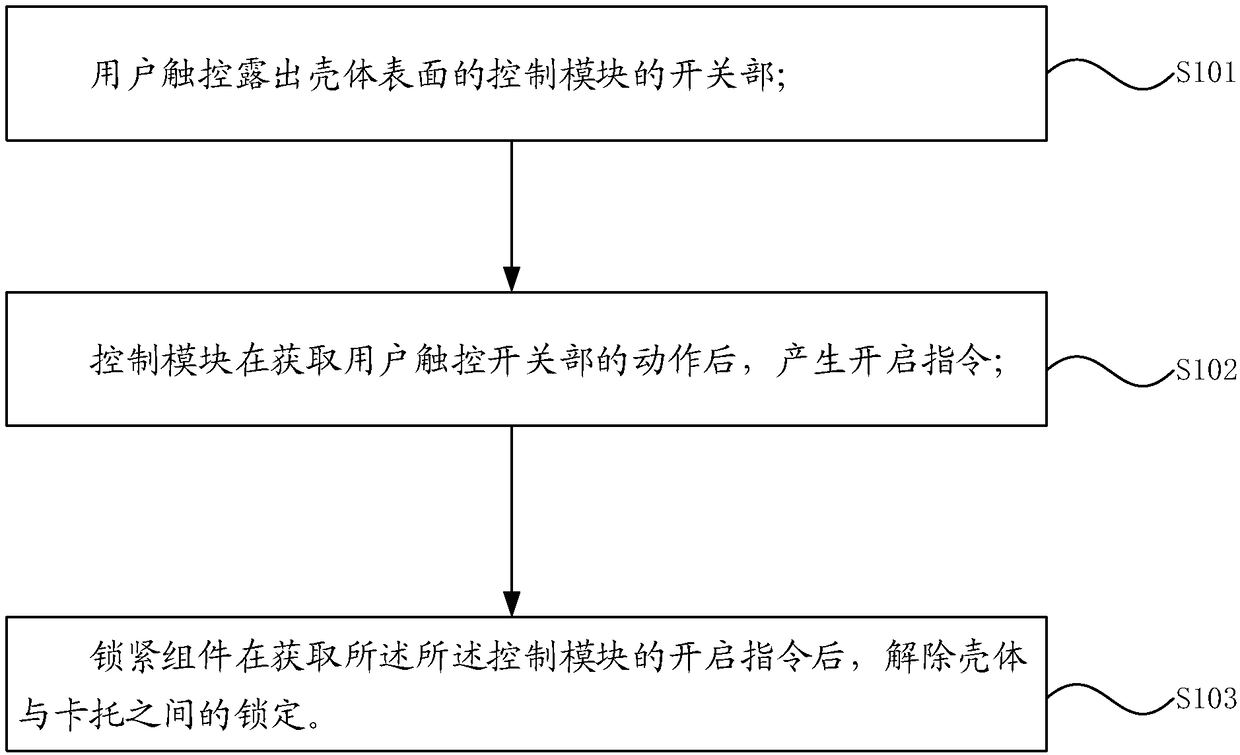 Card holder assembly and application method thereof, and mobile terminal