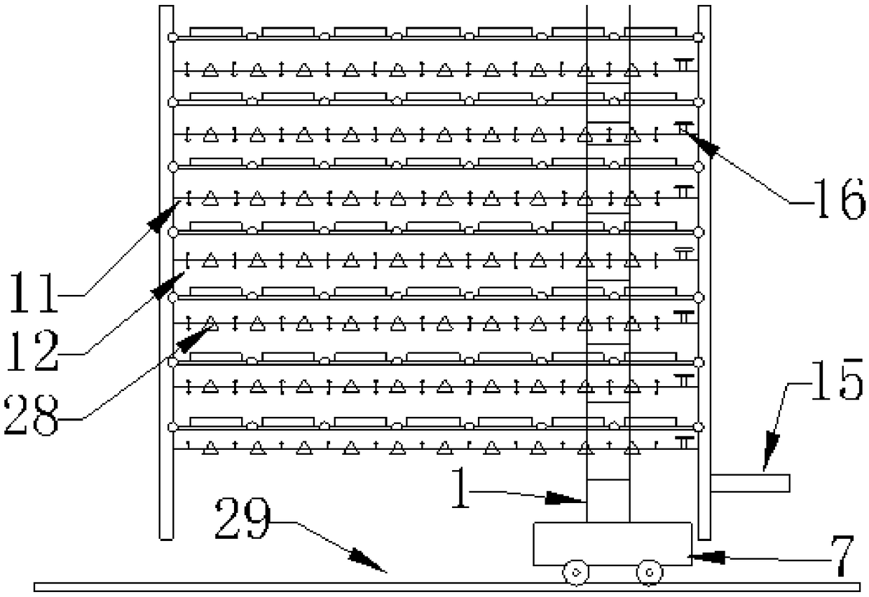 Industrial three-dimensional edible fungus culture system