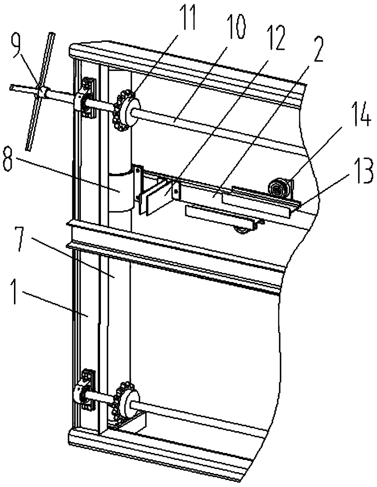 Multi-segment sawing machine for metal blocks