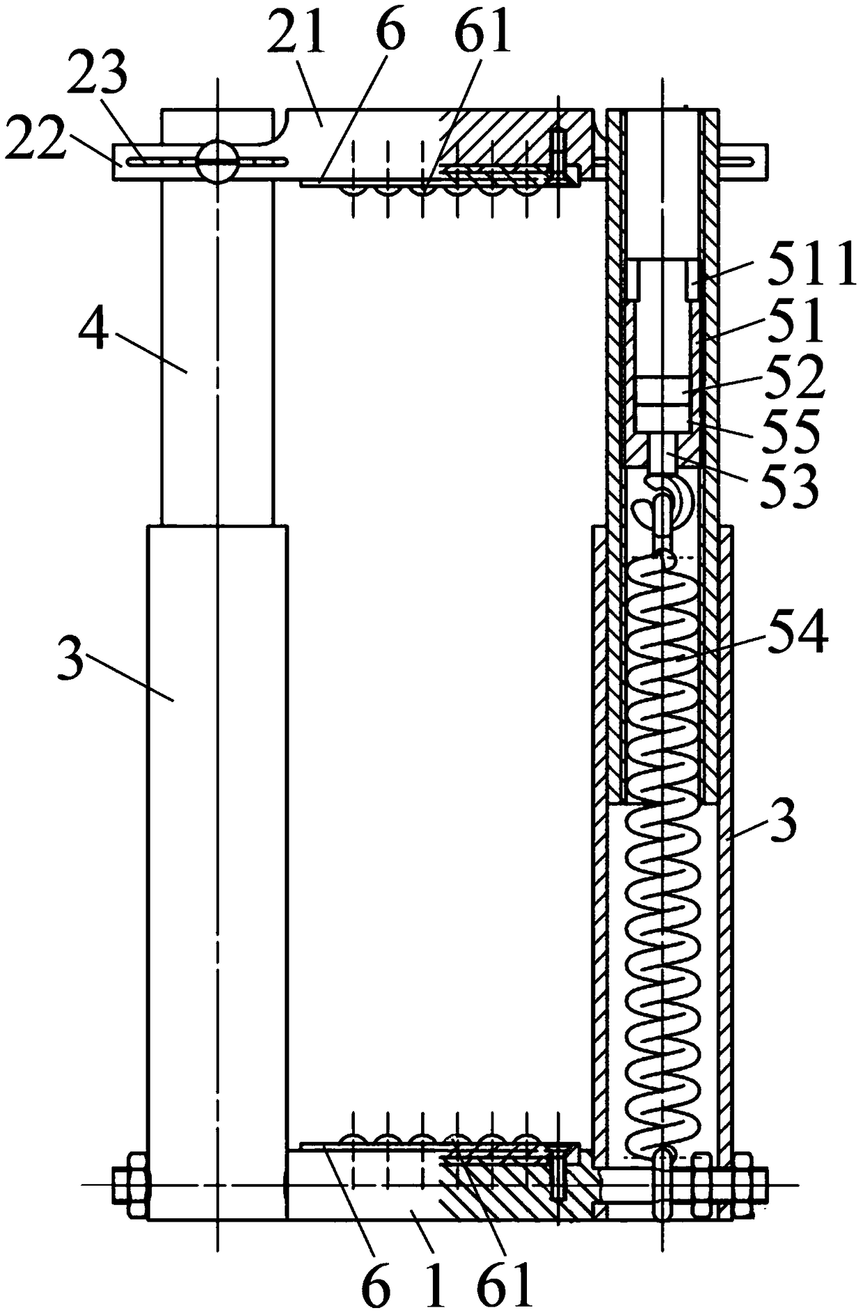 Size and tensioning force adjusting belt drive tensioning clamp