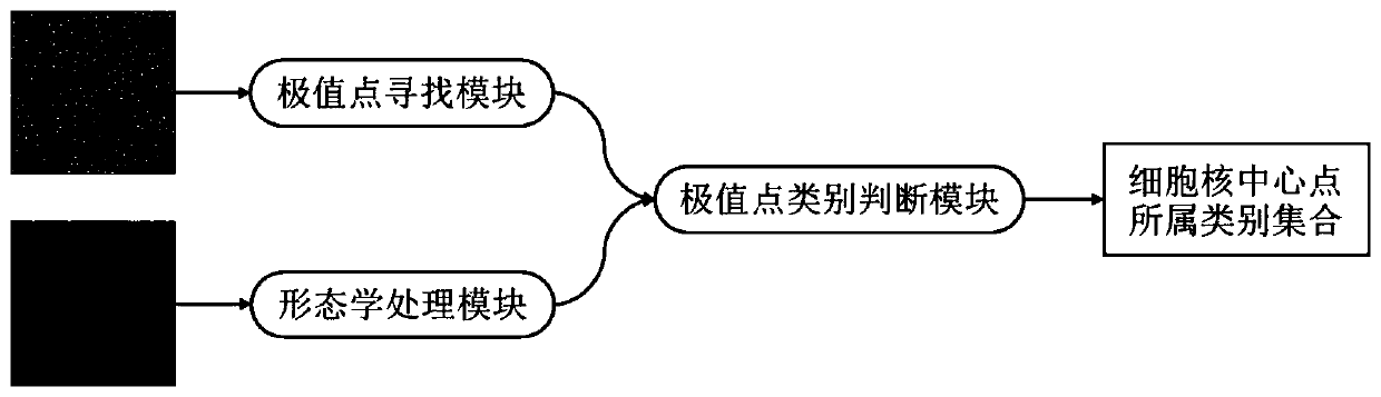 Cell nucleus center point detection method based on multi-task convolutional neural network