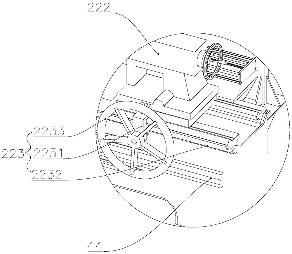 Workbench for shaft processing and laser processing system based on workbench