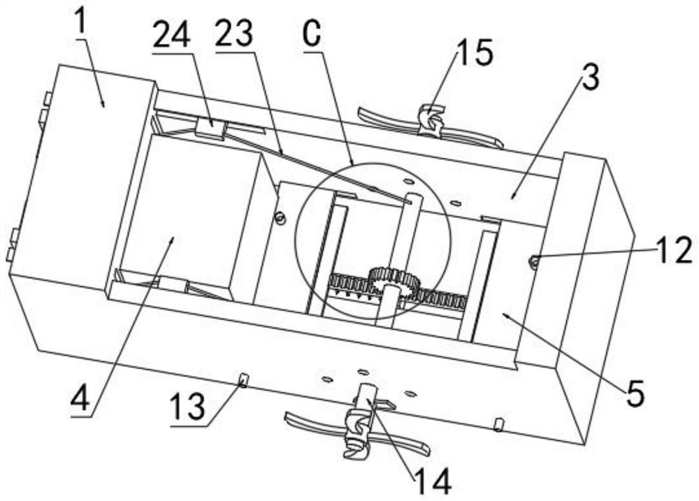 Intelligent building security monitoring device based on wireless network