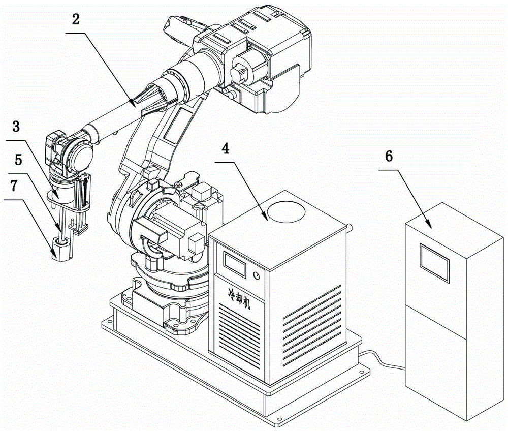 A fully automatic device for preparing semi-solid alloy slurry