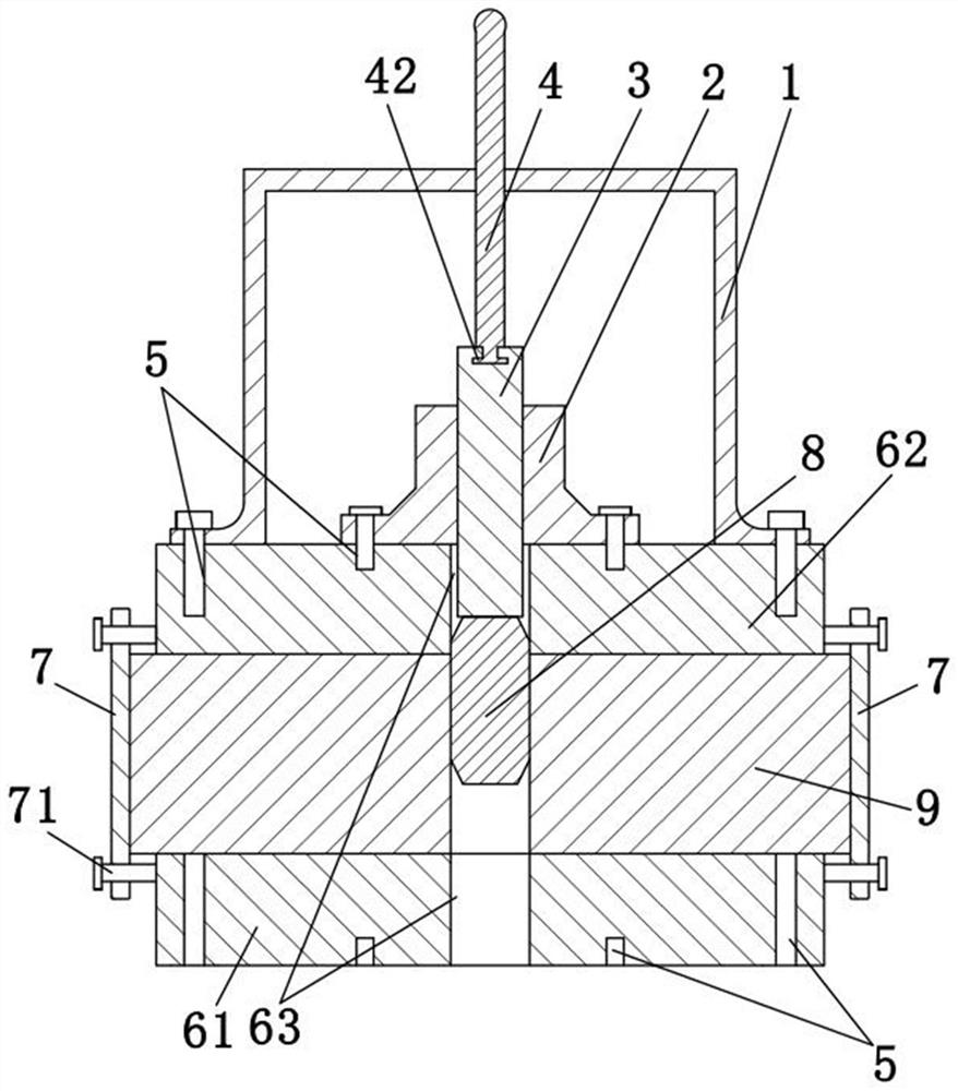 A composite material wing positioning structure assembly and demoulding integrated tooling and using method thereof