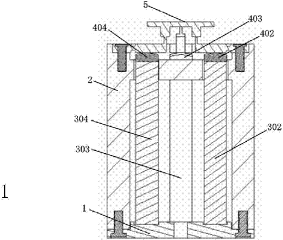 Large-deflection-angle piezoelectric two-dimensional directional mechanism with decoupling function and action method