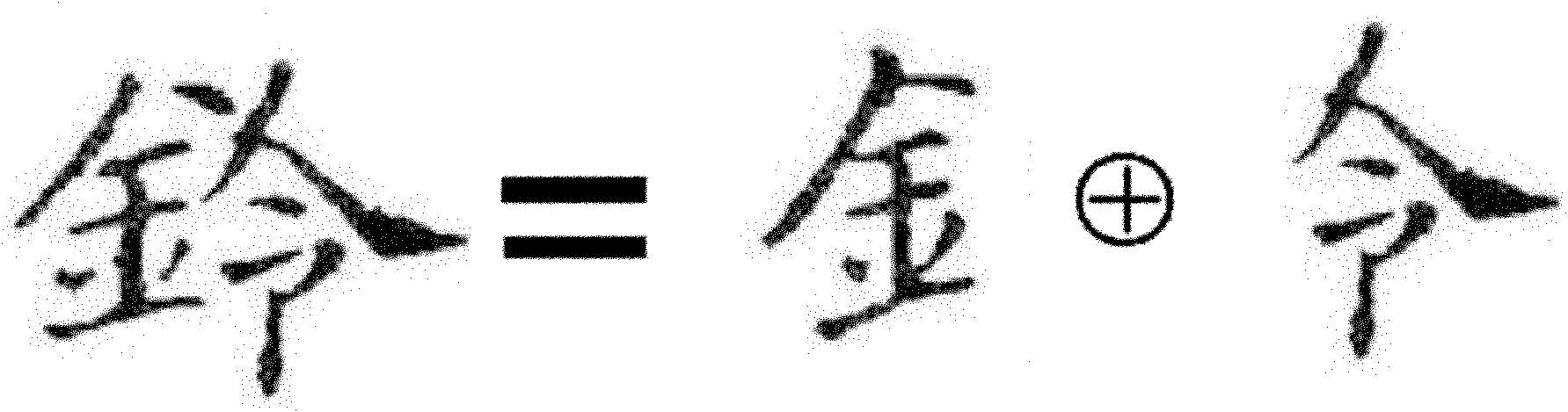 Off-line Chinese character identification method on basis of non-negative matrix factorization