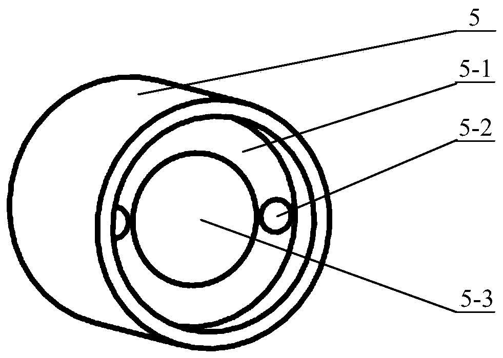 A laser measuring head device with variable measuring range and its curved surface measuring method