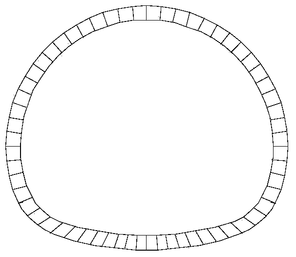 Method for designing tunnel composite lining structure with load acting on stratum boundaries