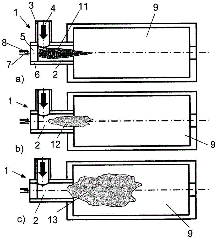 Burner assembly and method for combustion of gaseous or liquid fuel