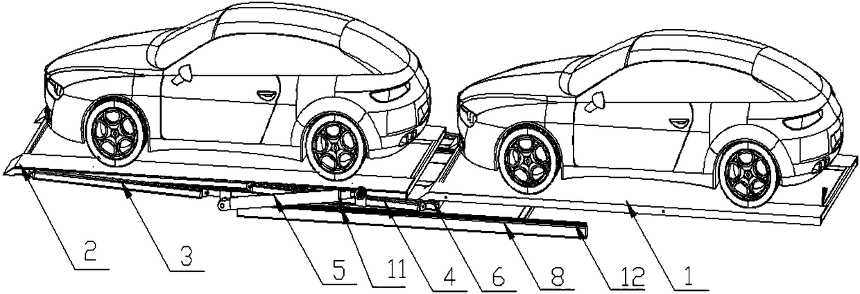 Non-avoidance double-layer parking device