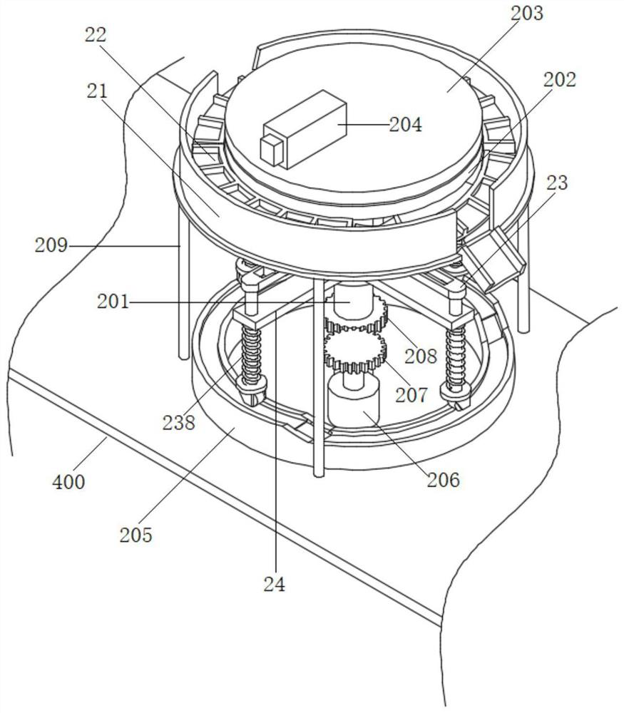 Automatic feeding and conveying mechanism based on medicine bottle printing