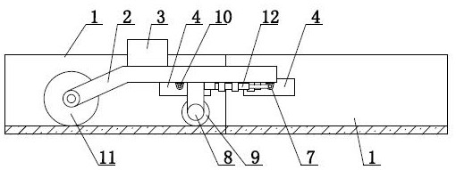 A prefabricated concrete drainage ditch construction auxiliary device and construction method