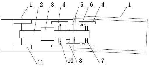 A prefabricated concrete drainage ditch construction auxiliary device and construction method