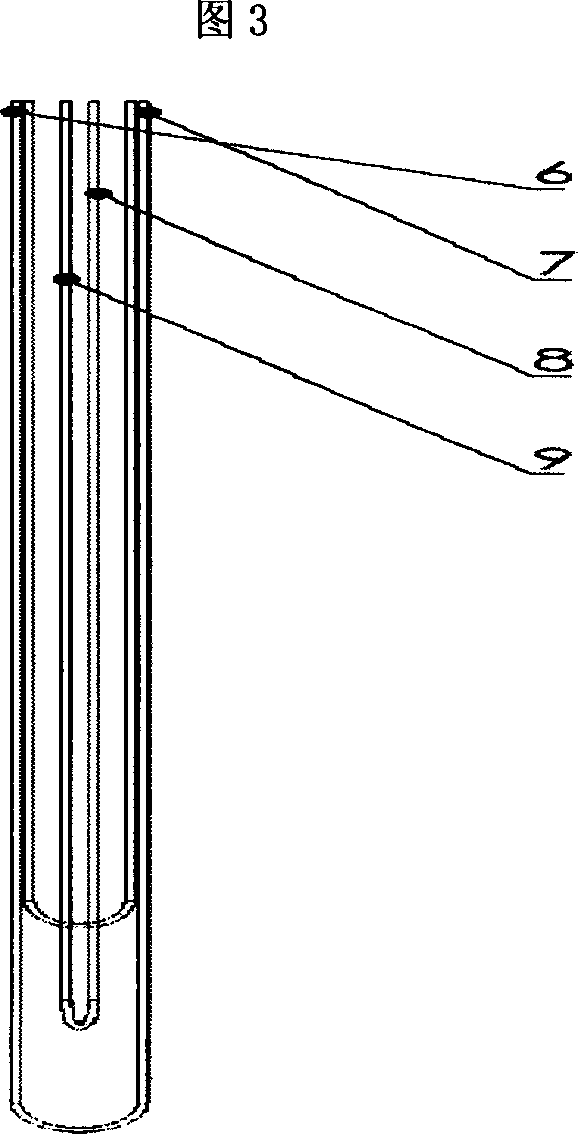 Heat insulation type multiple group tubular heat exchanger geo-energy converting prestress concrete tubular pile