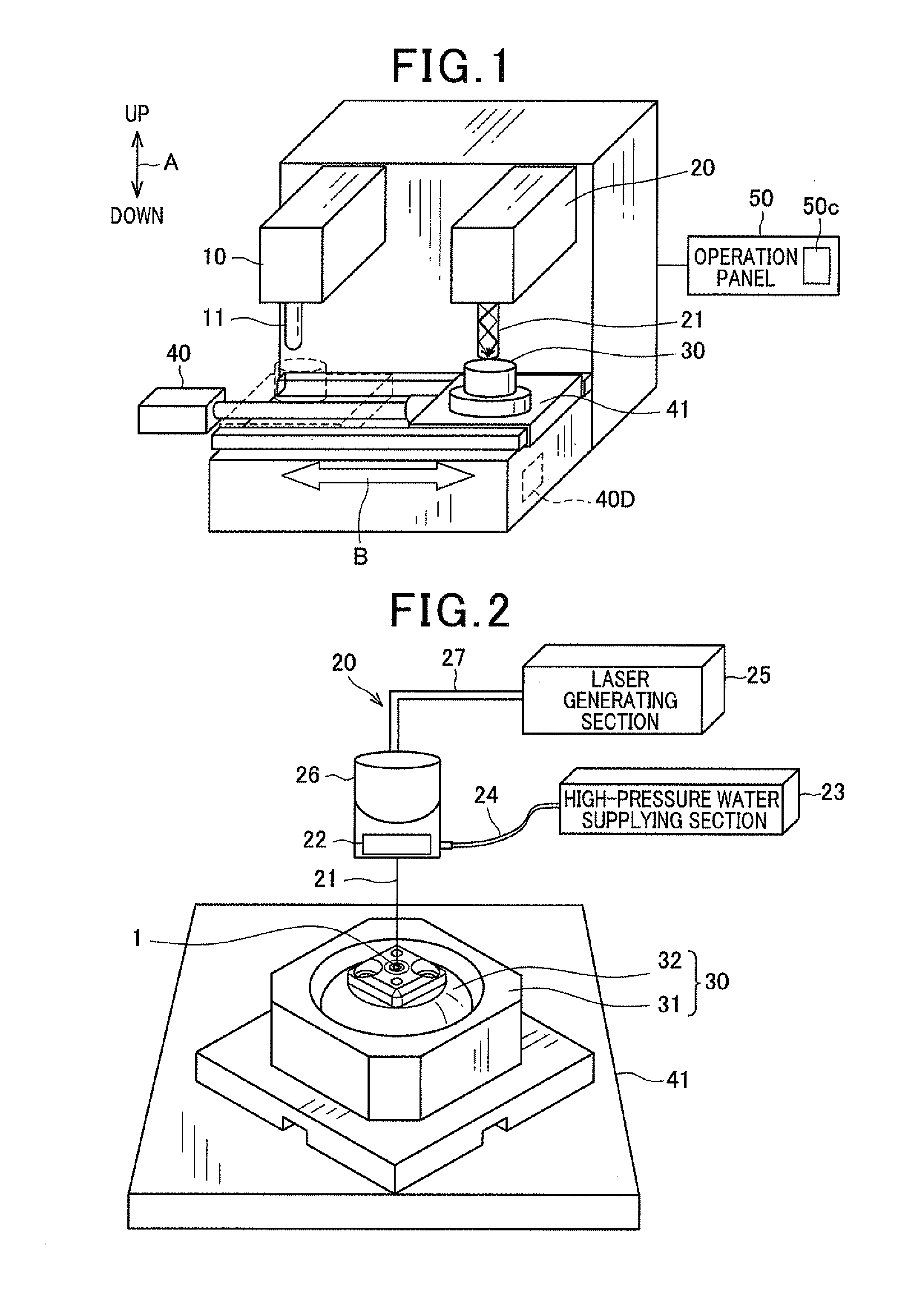 Device and method for machining workpiece with a laser beam