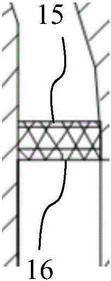 Lubricating oil separating device of two-stroke gasoline engine