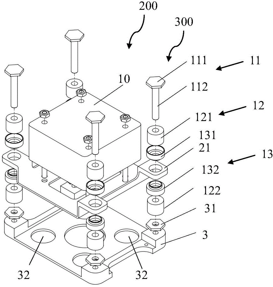 Damping component, crystal oscillation device, frequency synthesizer and electronic device