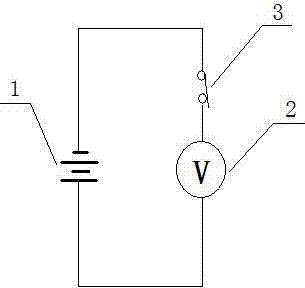 Storage battery with measurable temperature, humidity and self-voltage