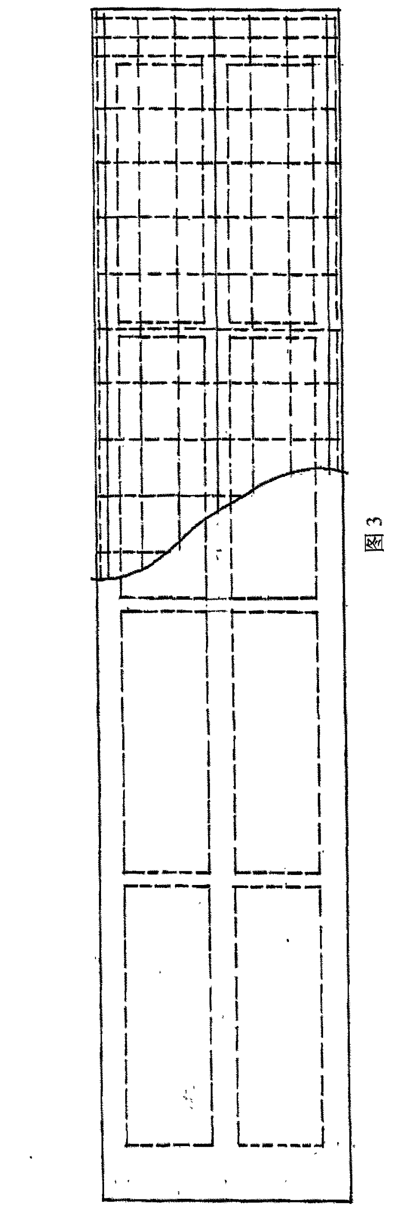 Network frame prefabricated composite board, sandwiched floor and its connection construction method