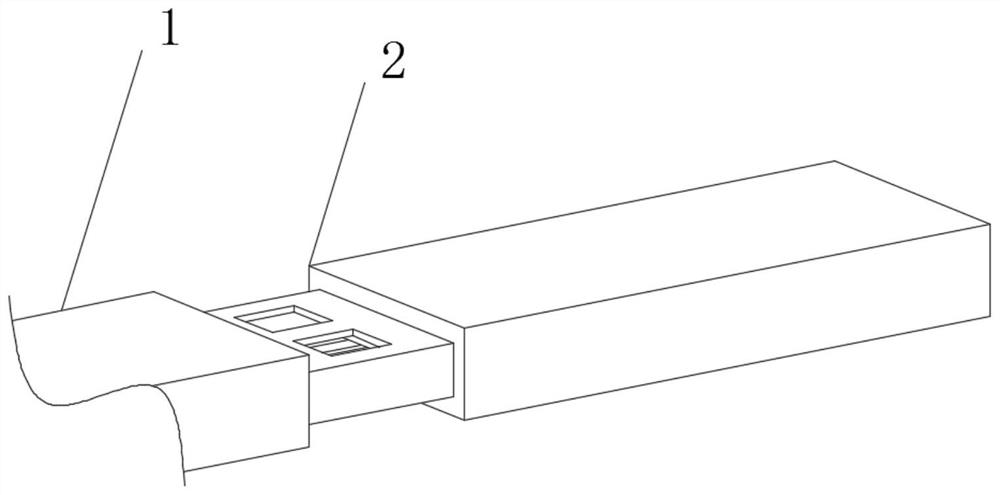 USB input-output interface for computer host data transmission