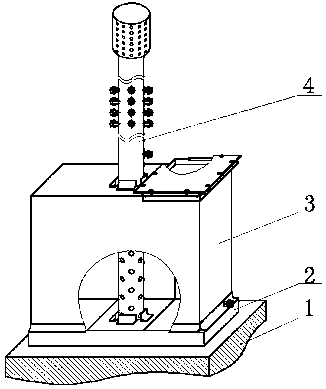 Normal temperature and low temperature flammable and explosive medium emptying device