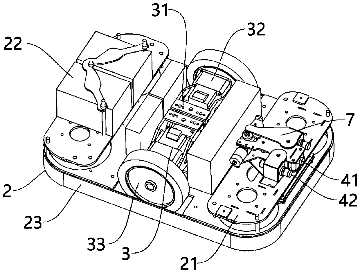 Mobile robot navigation system and mobile robot