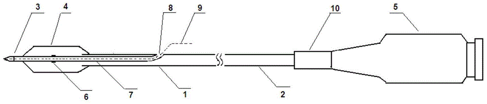 Coronary artery dilating catheter carrying ligustrazine nanoparticles