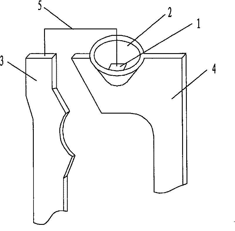 Technique for coating fluorescent powder on LED chip