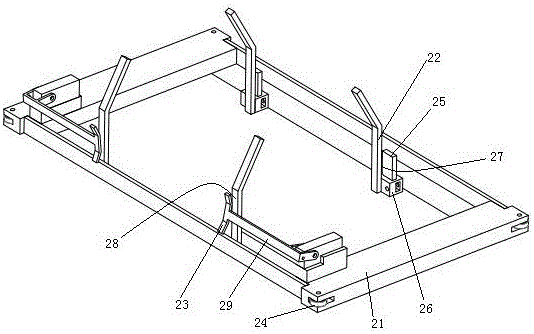 On-line hole-forming device and on-line hole-forming method for stringing holes in portable paper bags