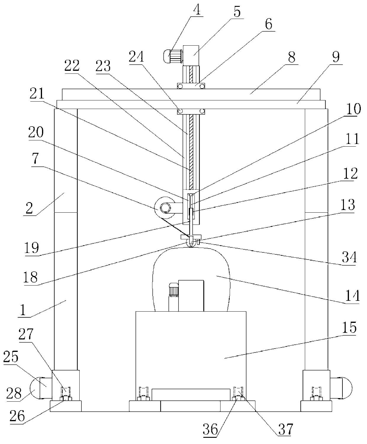 Irregular tank body circular seam automatic welding machine