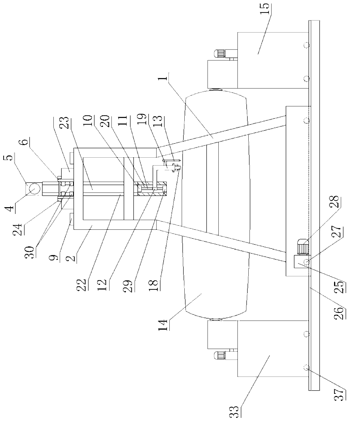 Irregular tank body circular seam automatic welding machine