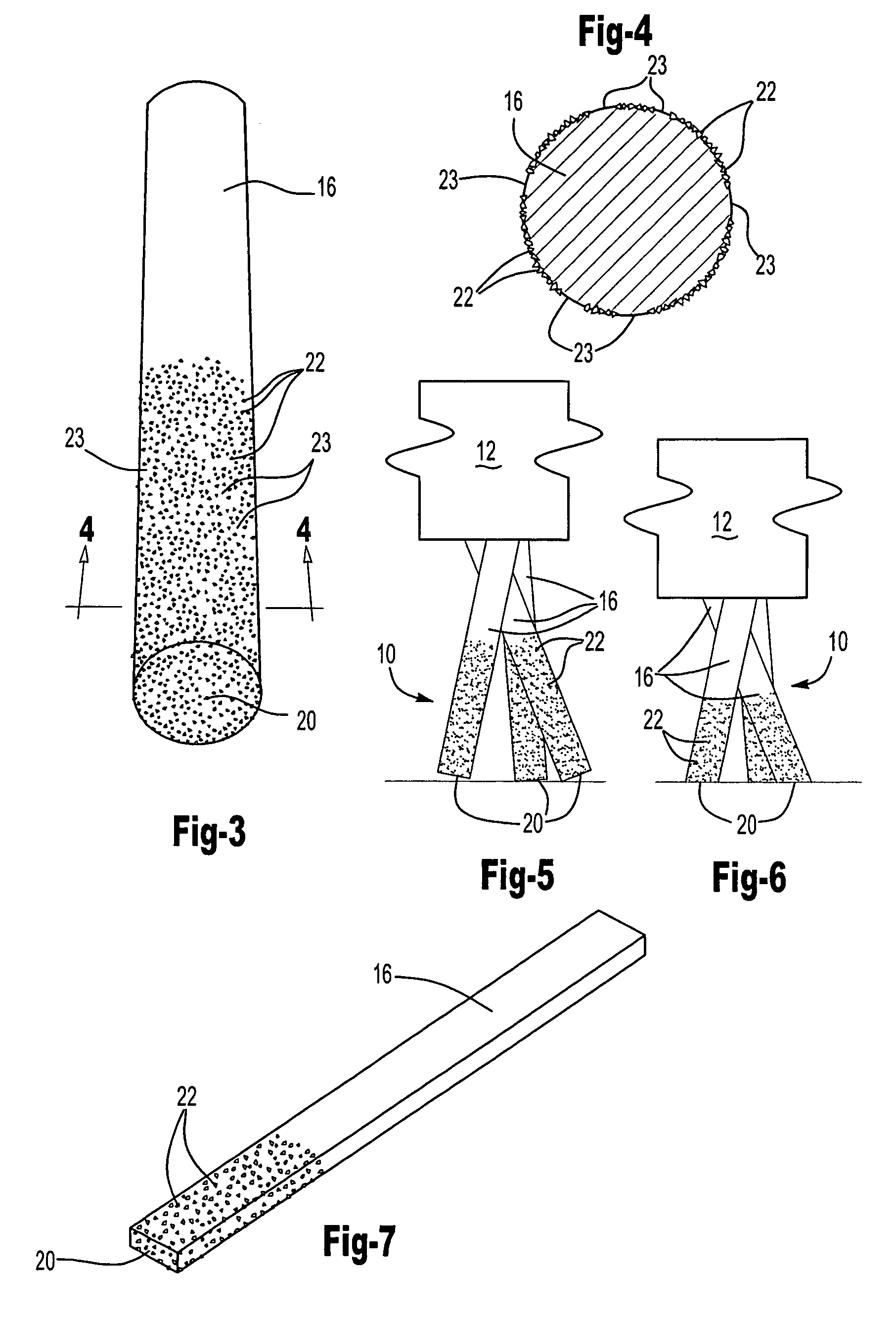 Bristle brush for concrete sanding