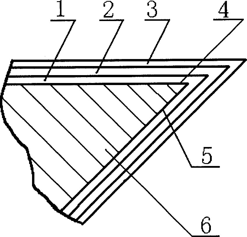 Cutting fool boron nitride composite coating layer and its preparation method