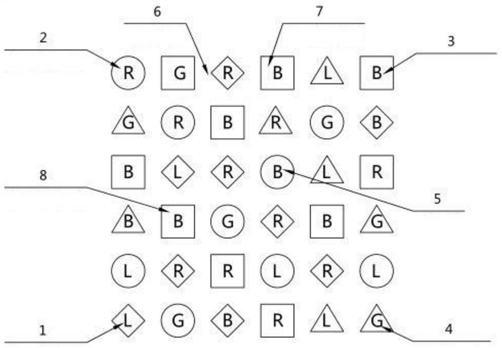 A color two-dimensional code