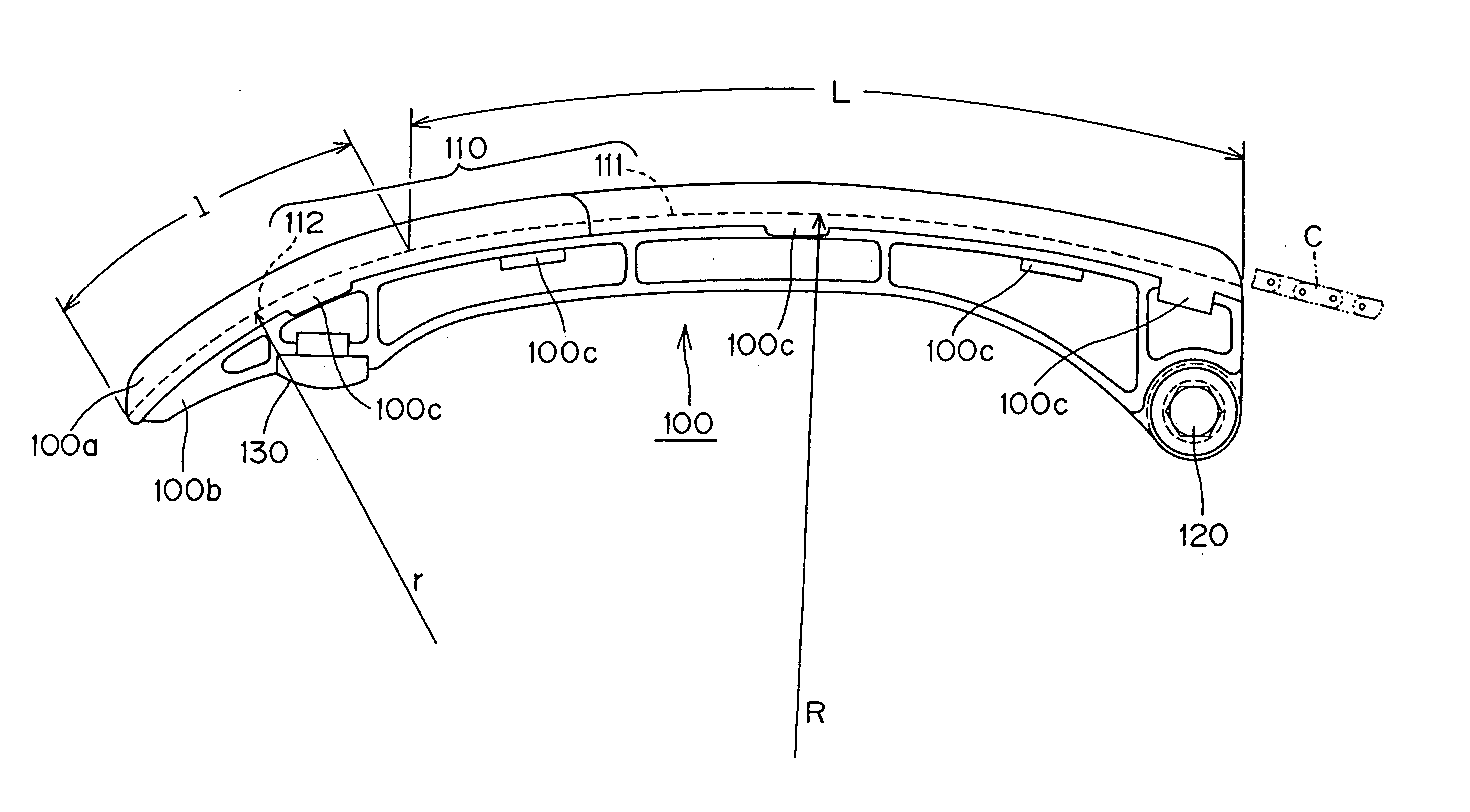 Tensioner lever