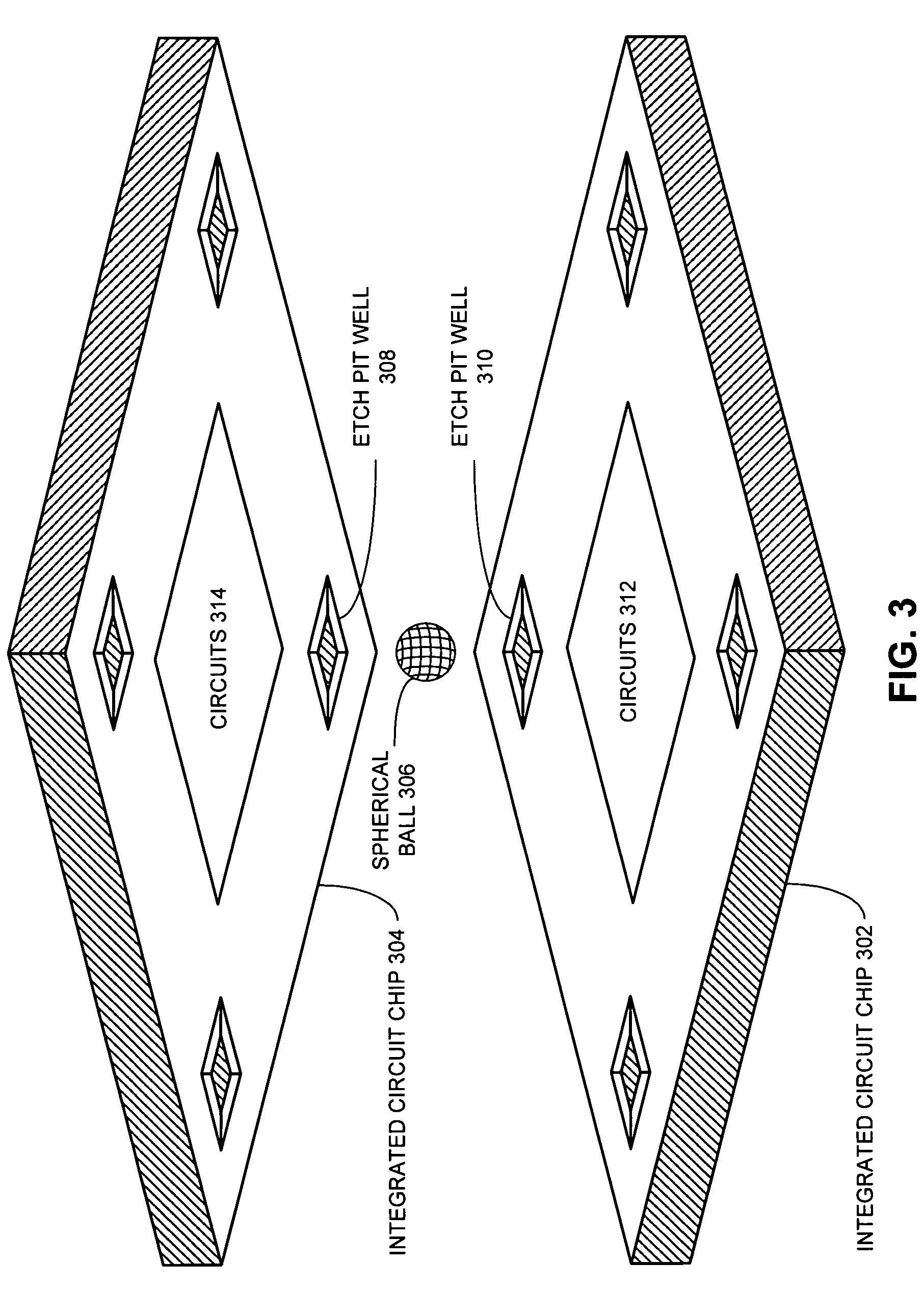 Method and apparatus for precisely aligning integrated circuit chips