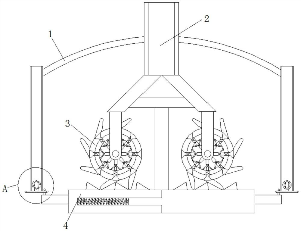 Efficient convenient heat dissipation and explosion prevention device for chemical reactions