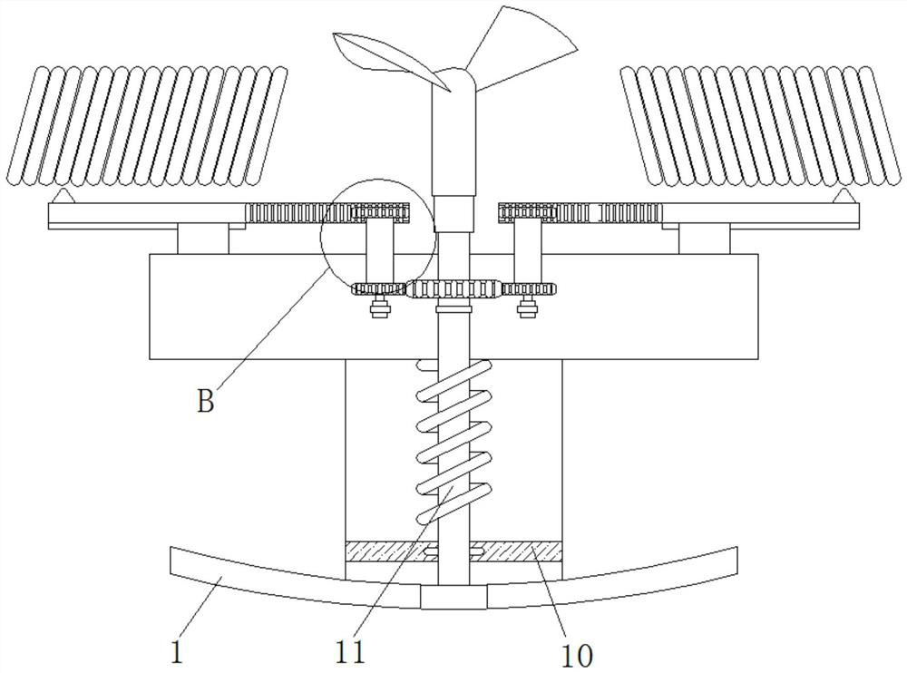 Efficient convenient heat dissipation and explosion prevention device for chemical reactions