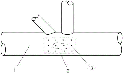 Method for monitoring structural damage of conduit offshore platform