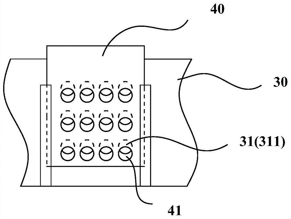 Ventilation device for case, case and method for ventilating