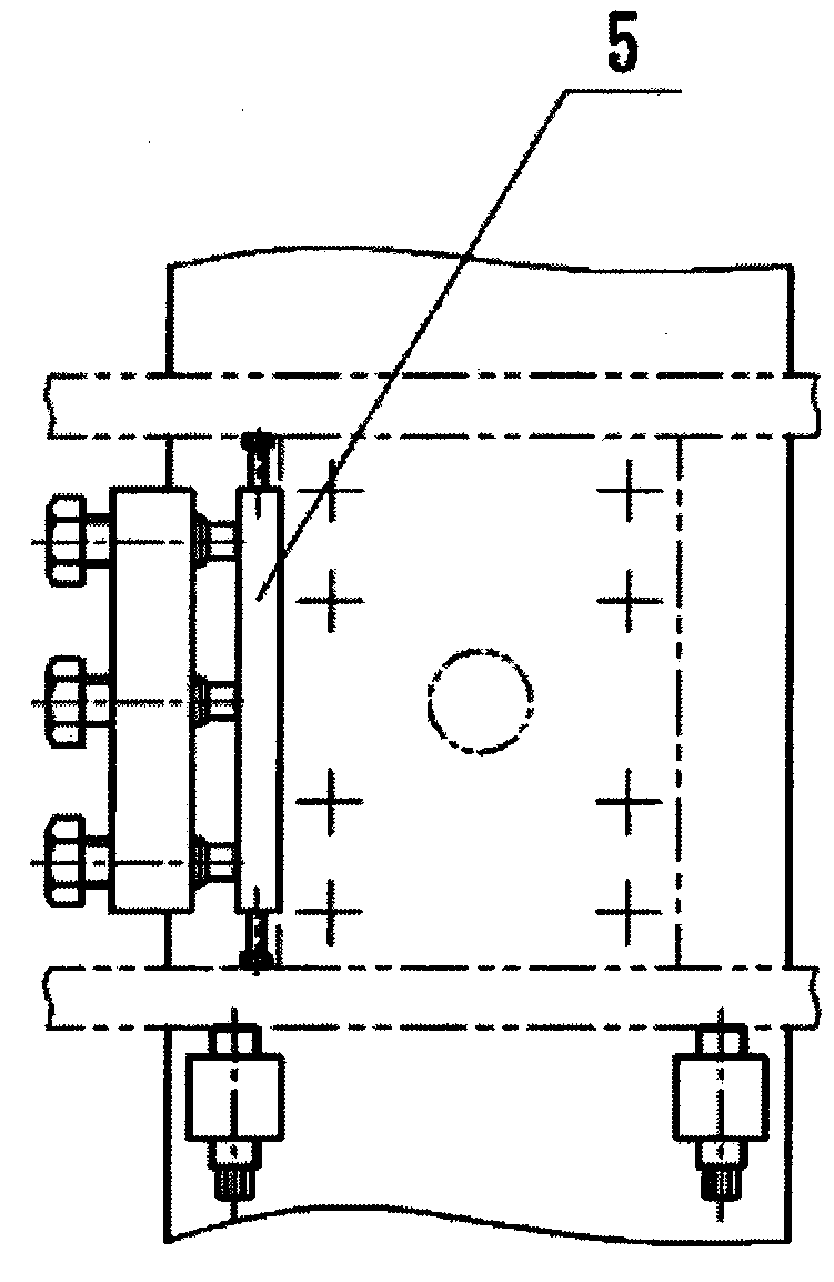 An inner stator hoisting and turning structure